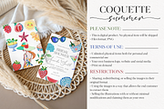 Watercolor Coquette Summer Clipart, an Illustration by TatiMockup (Thumbnail 3 of 6)