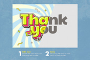 Thank You Text Effect, a Marketing Template by Andrew Skoch Design (Thumbnail 3 of 6)