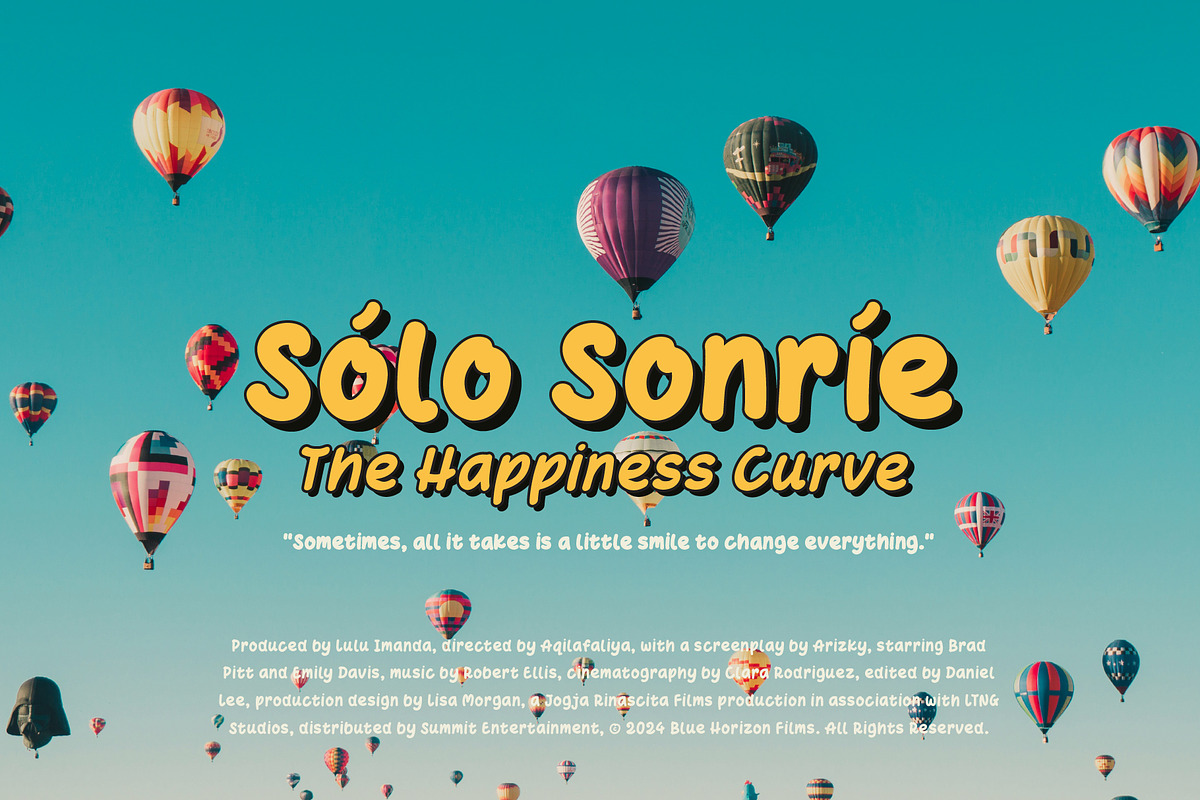 Sólo Sonríe Typeface, a Handwritten Font by LTNG STUDIO (Photo 4 of 9)