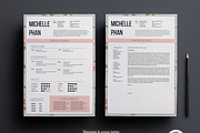 Elegant 1 page CV template, a Resume Template by Chic templates (Thumbnail 2 of 4)