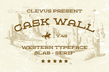 Cask Wall | A Western Font