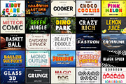 Colorful Display Font Bundle, a Sans Serif Font by JustArtDigital (Thumbnail 4 of 4)