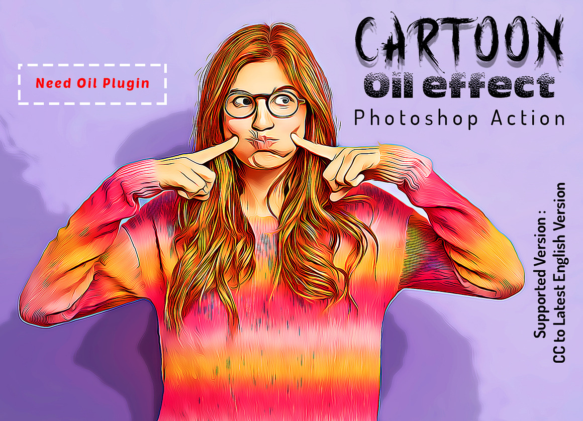 Cartoon Photoshop Action Bundle, an Action Add-On by Studio Retouch (Photo 6 of 22)
