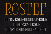 Rostef, a Serif Font by glukfonts (Thumbnail 2 of 6)