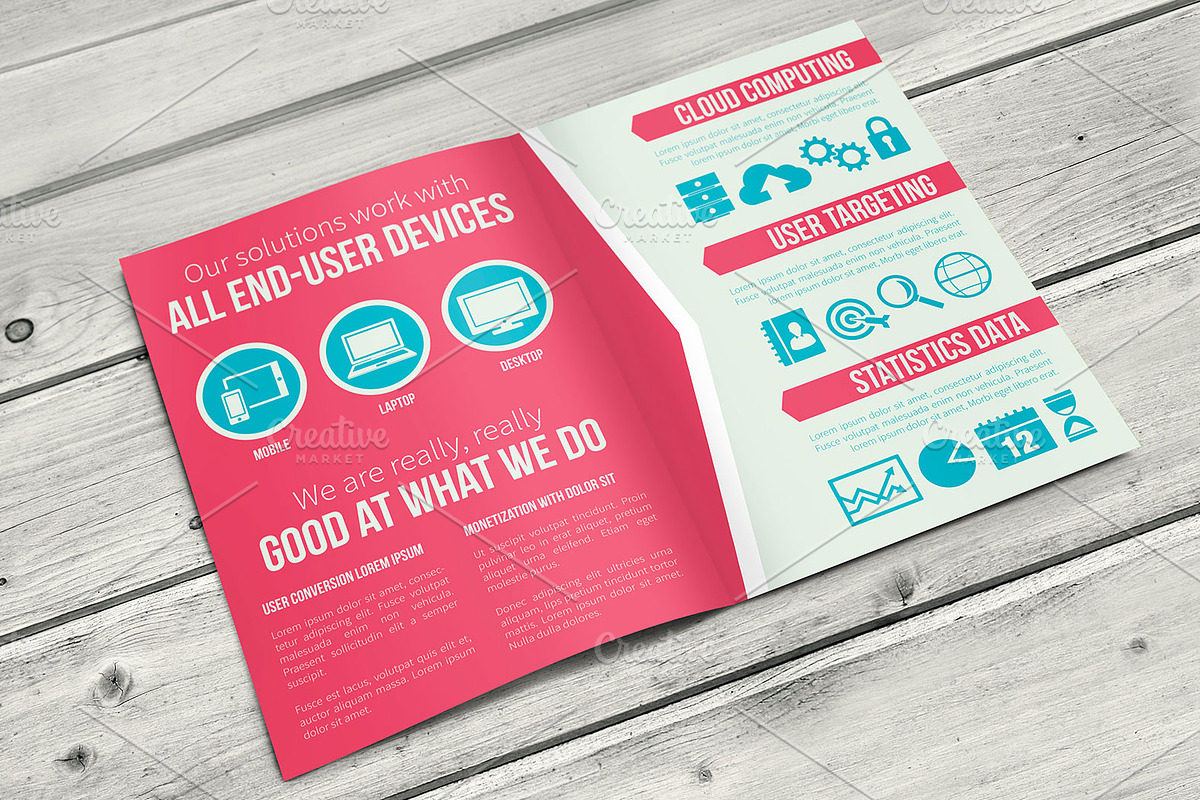 Bi-fold Online Business Brochure, a Brochure Template by Mikko Lemola (Photo 2 of 5)
