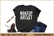 Make Up Artist Beauty Salon Art SVG, a Work Illustration by Handy Arts Studio (Thumbnail 2 of 3)