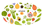 Food products, vitamin groups set, a Food Illustration by Good Studio (Thumbnail 15 of 19)