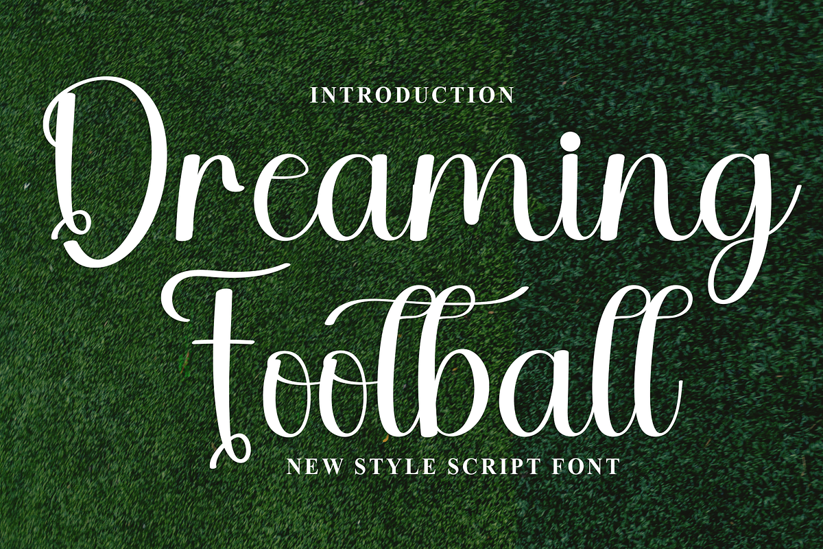 Dreaming Fooball, a Handwritten Font by FreshTypeINK (Photo 1 of 7)