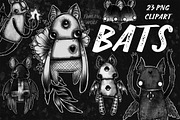 Bats - set of 23 PNG by TImianwolf, an Animal Illustration by timianwolf (Thumbnail 1 of 10)