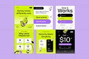 AI Financial Technology Instagram, a Social Media Template by fakhroo (Thumbnail 5 of 5)