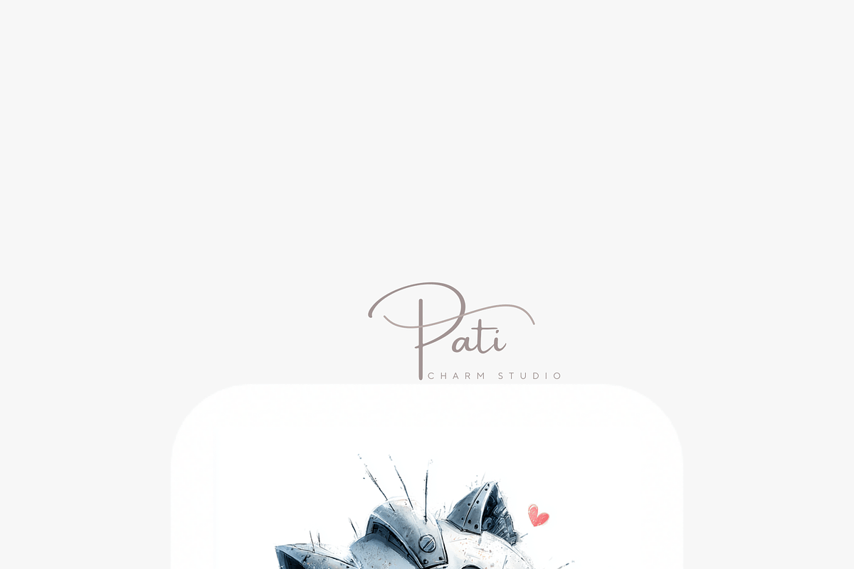 Robotic Cats Clipart Set, a Decorative Illustration by Pati Charm Studio (Photo 6 of 8)