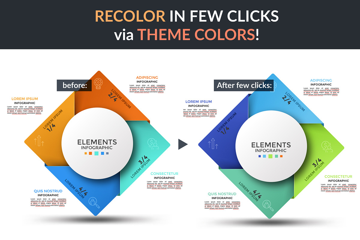 110 Infographic Solutions. Part 1, a Presentation Template by Andrew Kras Design (Photo 4 of 10)