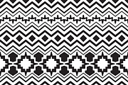 Vector Seamless Black&White Patterns, a Pattern Graphic by alexmakarova (Thumbnail 5 of 5)