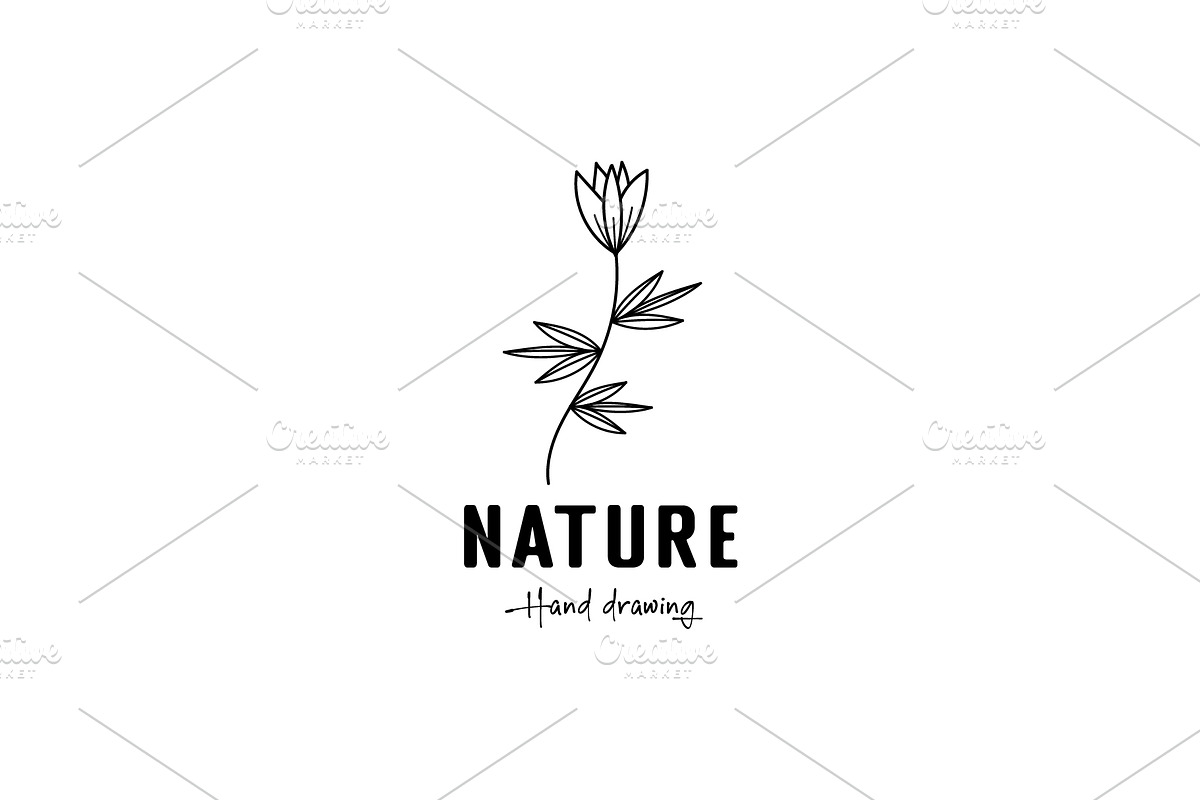 Minimalist Wedding Flower Logo Set, a Branding & Logo Template by Dyn Studio (Photo 5 of 6)