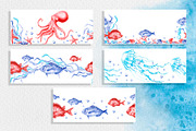 Underwater World. Watercolor., an Animal Illustration by SvetLana (Thumbnail 9 of 13)