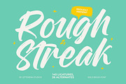 Rough Streak Bold Brush Font, a Script Font by Letterena Studios Script (Thumbnail 1 of 20)