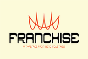 Franchise Typeface, a Sans Serif Font by Bend Industries (Thumbnail 1 of 3)