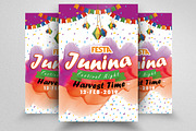 10 Festa Junina Flyer Bundle, a Flyer Template by Design Up (Thumbnail 3 of 11)