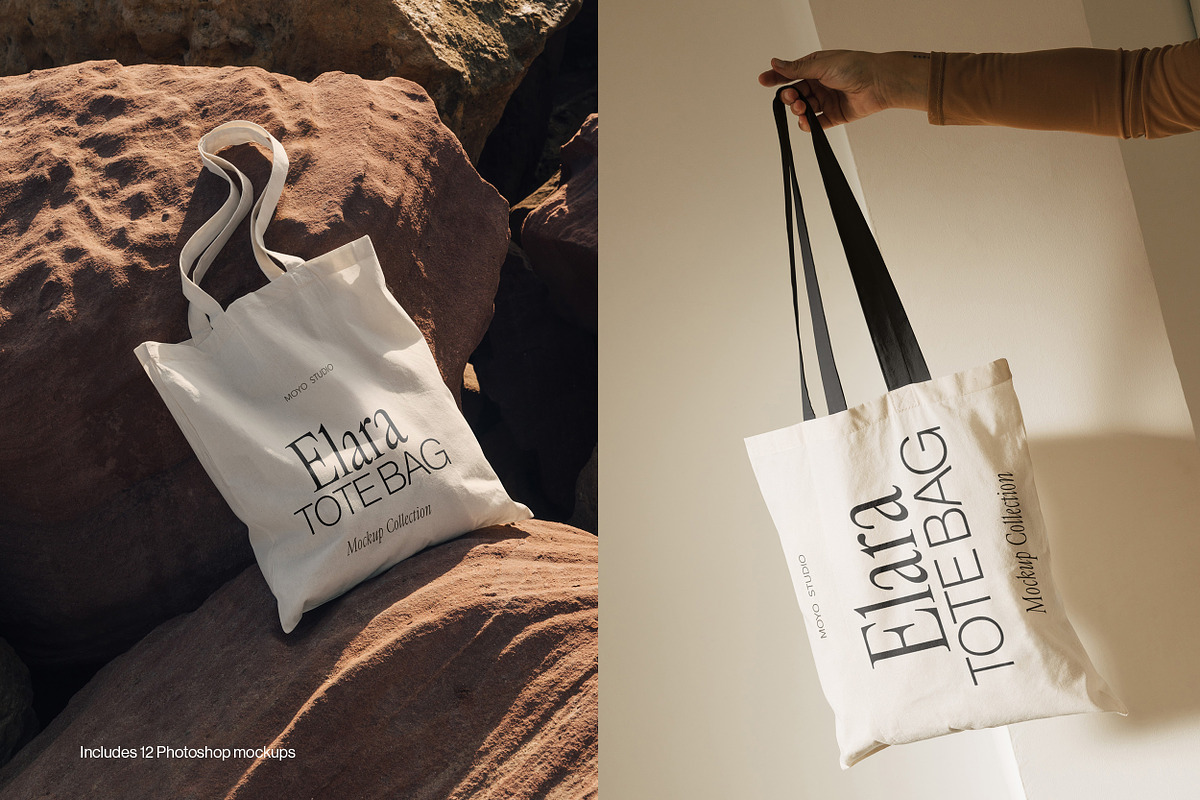 Tote Bag Mockup Bundle, a Product Mockup by Moyo Studio (Photo 8 of 23)