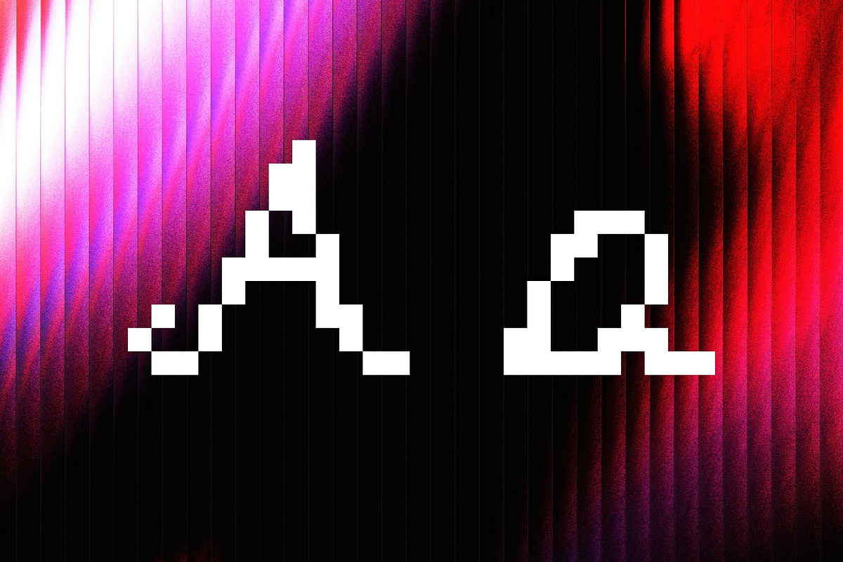 Matrix Script — 8-Bit Pixel Script, a Script Font by HipFonts (Photo 5 of 8)