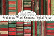 Christmas Wood Textures, a Texture Graphic by designcity5 (Thumbnail 1 of 5)
