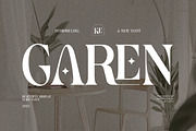 Garden Elegant Ligature Serif Font, a Serif Font by Graphicxell (Thumbnail 1 of 7)