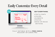 Pink Cafe Bakery Instagram Templates, a Social Media Template by Anna Design Studio (Thumbnail 4 of 9)