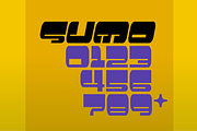 Sumo Y2K Display Font (2 styles), a Font by SelfBuild Type (Thumbnail 3 of 6)