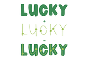 Shamrocker - Font Family, a Sans Serif Font by The Pretty Letters (Thumbnail 5 of 8)