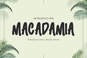 Macadamia Handwritten Font, a Handwritten Font by peterdraw (Thumbnail 1 of 9)