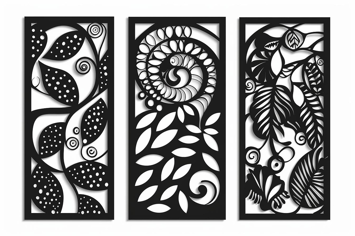 Modern Wall Art Silhouette Vector, an Illustration by jahid234 (Photo 9 of 9)