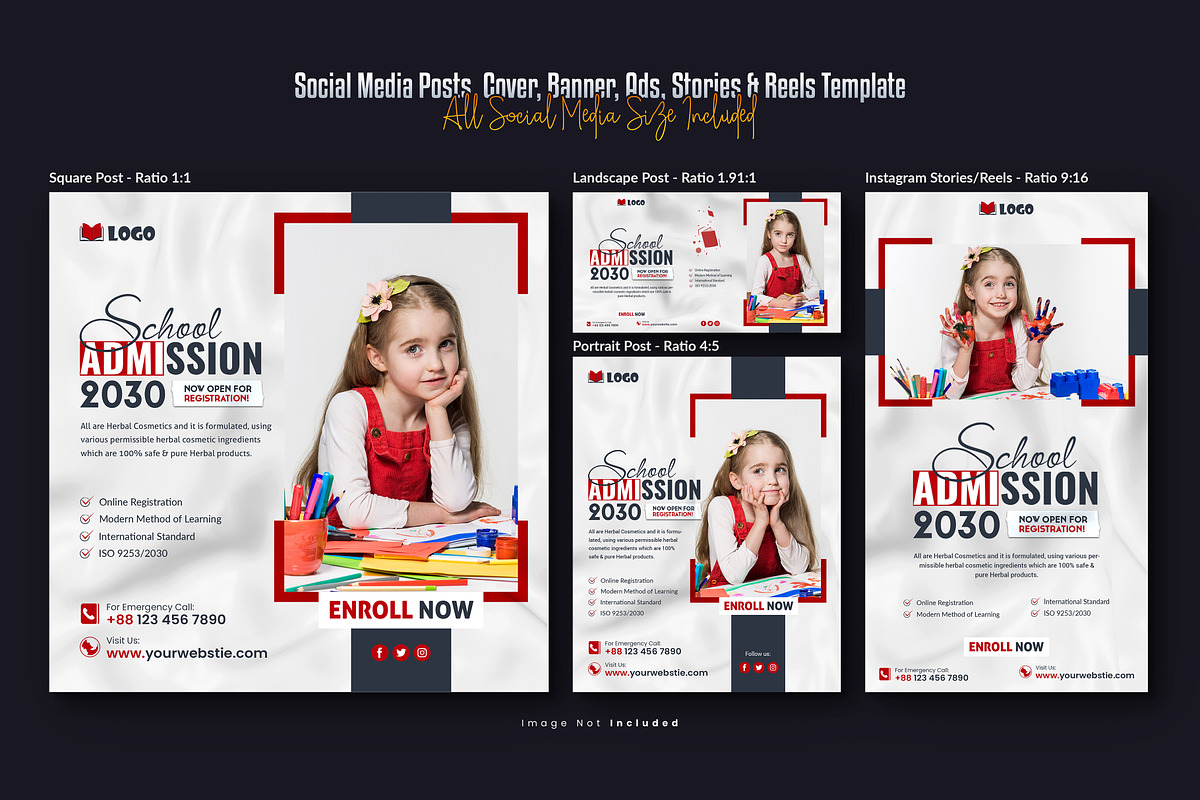 Back to School Banner Design, a Design Template by Creative_View