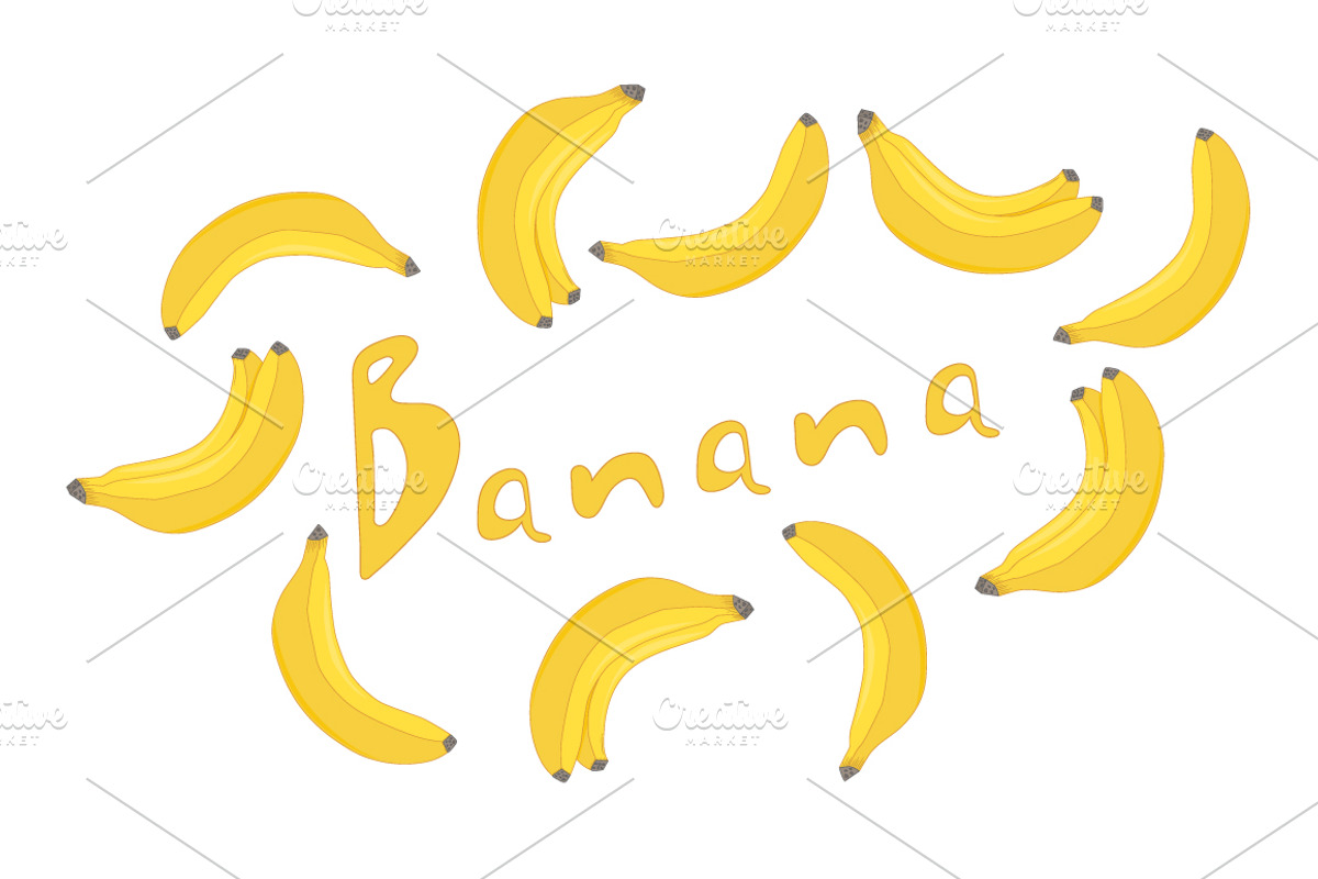 Banana Seamless Patterns., a Pattern Graphic by Svetlana Avv (Photo 4 of 4)
