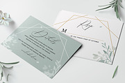 Geometric Wedding Invitation, an Invitation Template by Aarley Kaiven (Thumbnail 5 of 6)