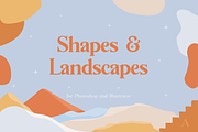 Shapes and Landscapes Collection, a Texture Illustration by Aiden Walker (Thumbnail 1 of 9)