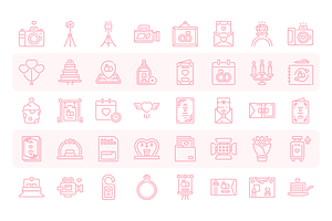 240 Wedding Icons