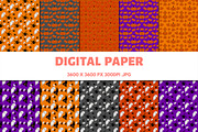 Halloween Seamless Pattern 4, a Pattern Graphic by tchastudio (Thumbnail 1 of 5)