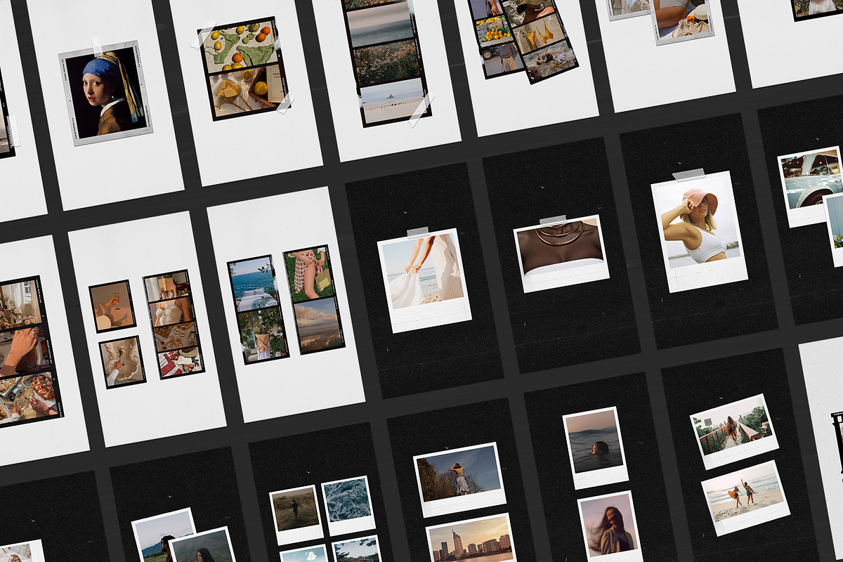 200 Film Frames & Instant Templates, a Social Media Template by Feel This (Photo 15 of 32)