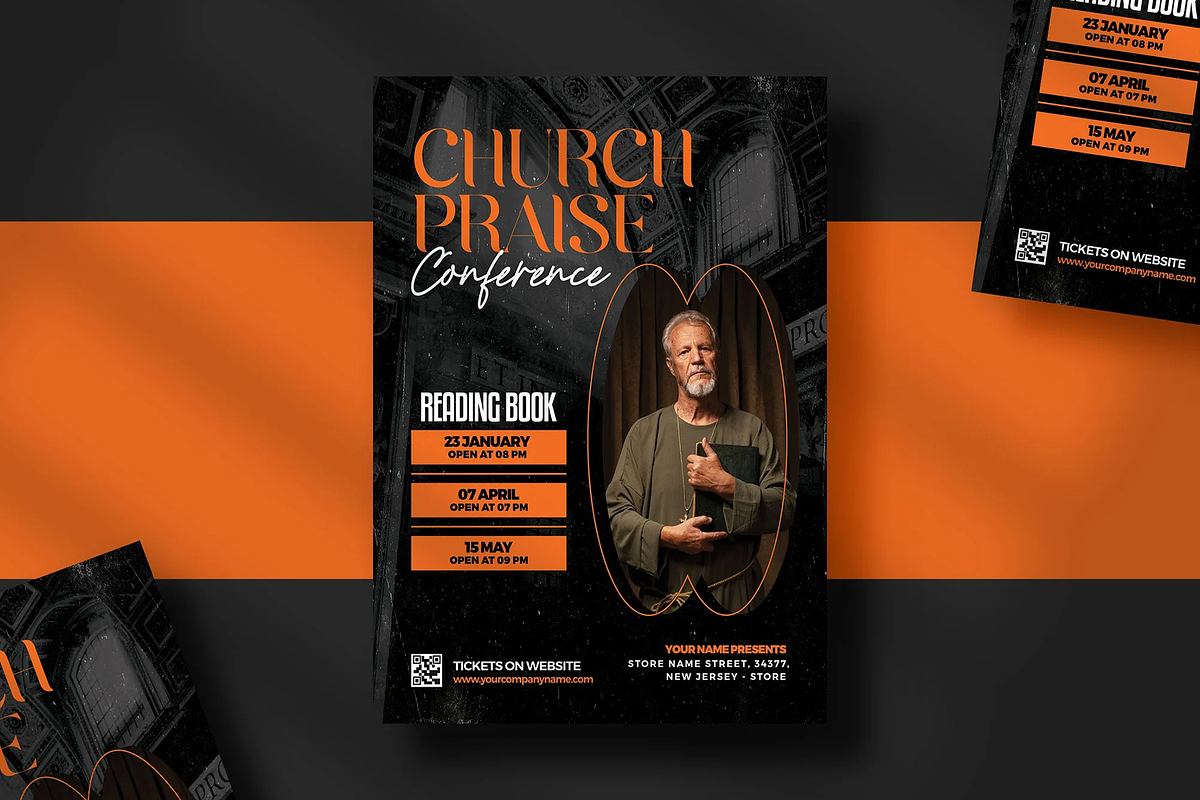 Church Flyer Template, a Flyer Template by Hubzway