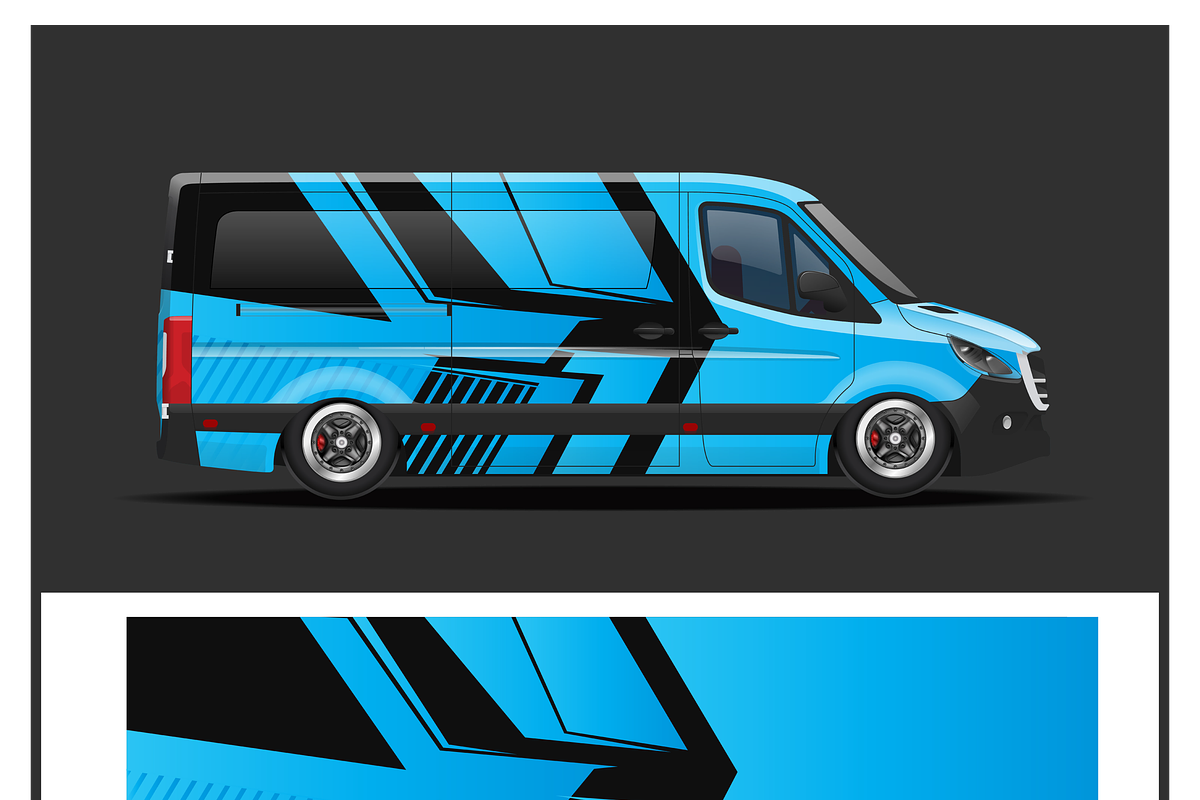 Dynamic Van Wrap Design, a Texture Illustration by CarWrap design (Photo 3 of 4)