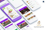 Food Order Mobile App UI, a Templates & Theme by 3djagan (Thumbnail 1 of 7)