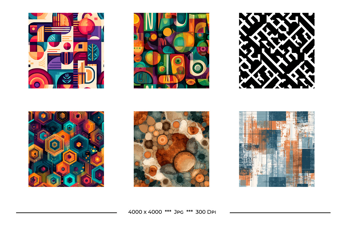 Abstract Pattern Bundle, a Pattern Graphic by karenfoleyphoto (Photo 9 of 9)