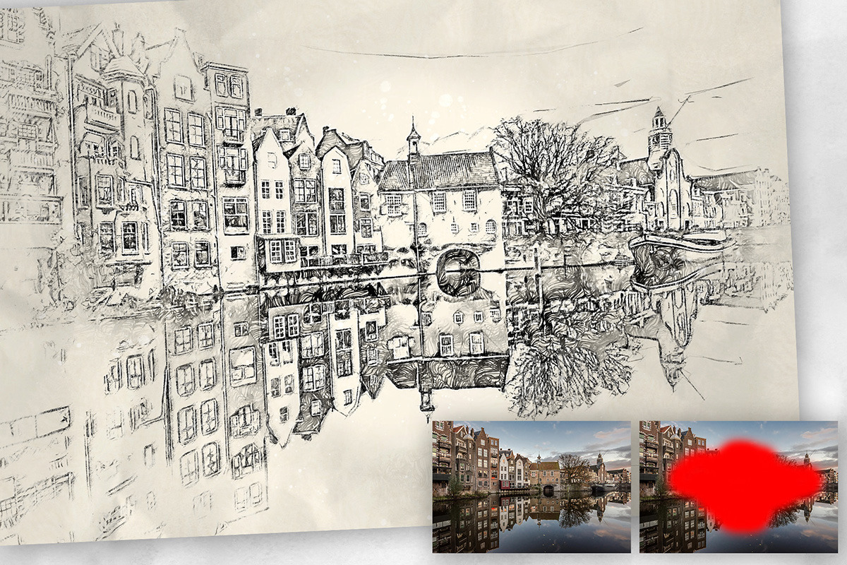 Graphic Arts Photoshop Action, an Action Add-On by GorynArt (Photo 9 of 22)