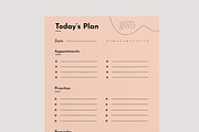 Daily Planner Template, a Stationery Template by MightyDesign (Thumbnail 2 of 7)