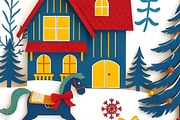 3D Christmas Theme, a Decorative Illustration by Sharon Schwalbe (Thumbnail 2 of 2)
