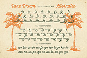 Vane Dream Typeface, a Script Font by alit design (Thumbnail 12 of 15)