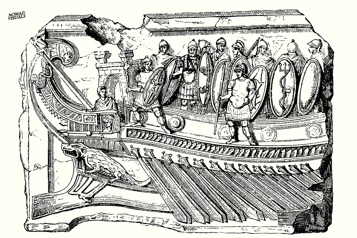 Ancient Rome Illustrated - Part One, an Illustration by Nomad Visuals (Photo 6 of 13)