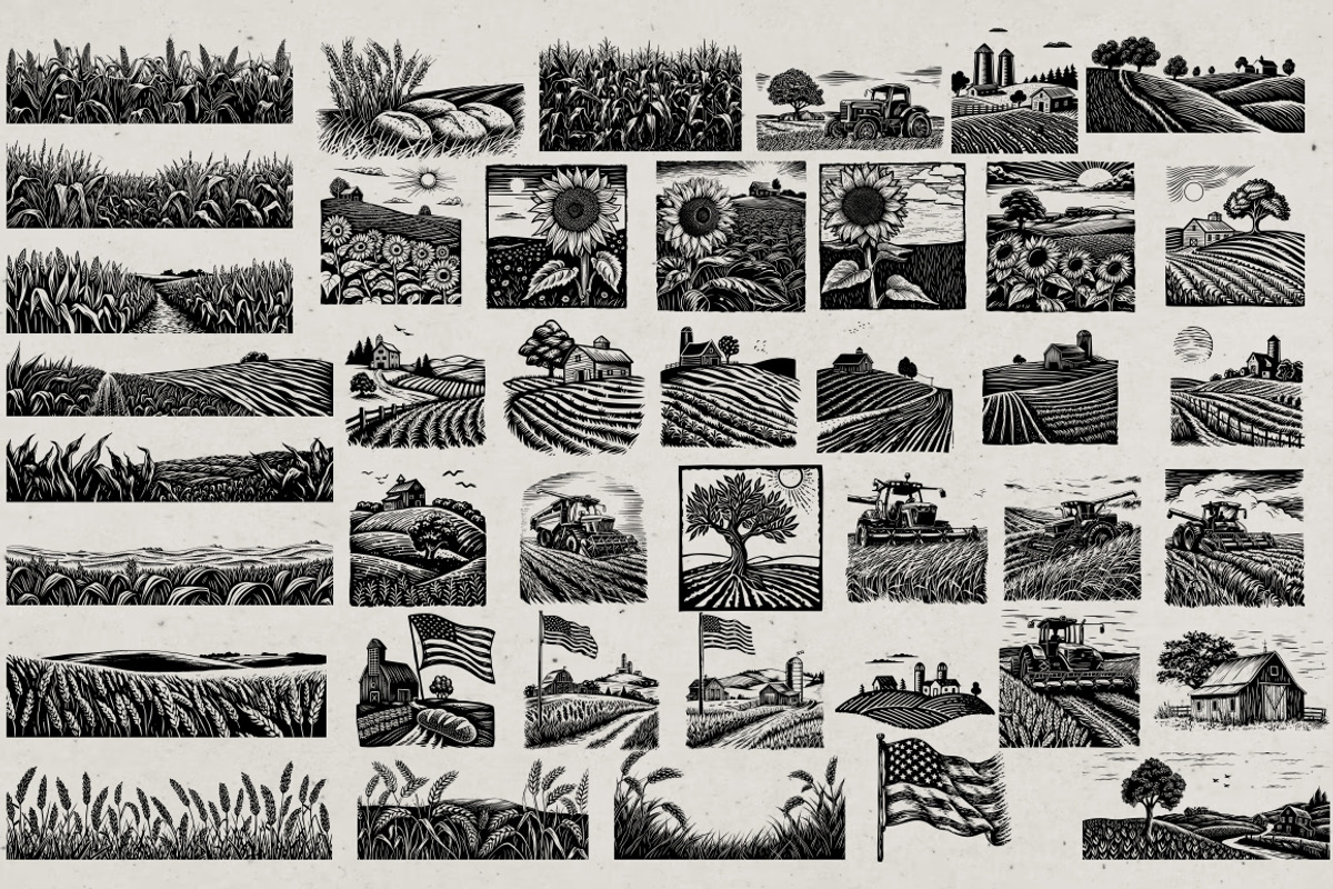 600 Farming illustrations, an Illustration by Nocturnal Wolf (Photo 15 of 23)