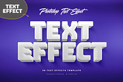 Bold White 3D Text Effect, a Layer Style Add-On by Andrew Skoch Design (Thumbnail 4 of 6)