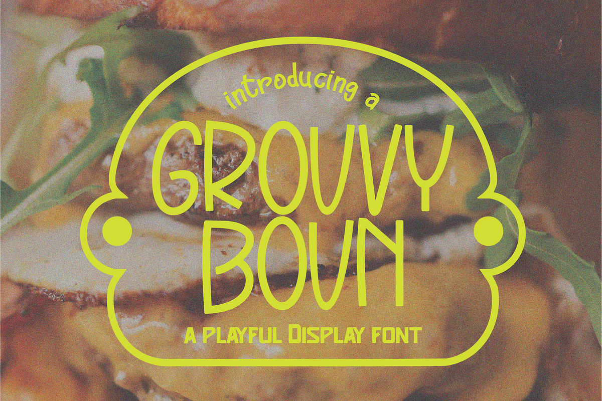 Grouvyboun - Playful Display Font, a Handwritten Font by Berdansabersama (Photo 1 of 8)